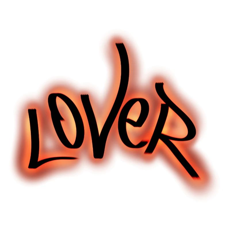 Lover Graffiti Neon Font