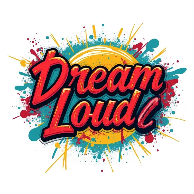 Conception créative de graffitis pour les rêveurs courageux