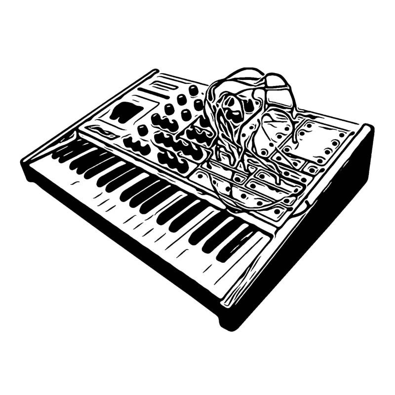 Analoger Vintage-Synthesizer