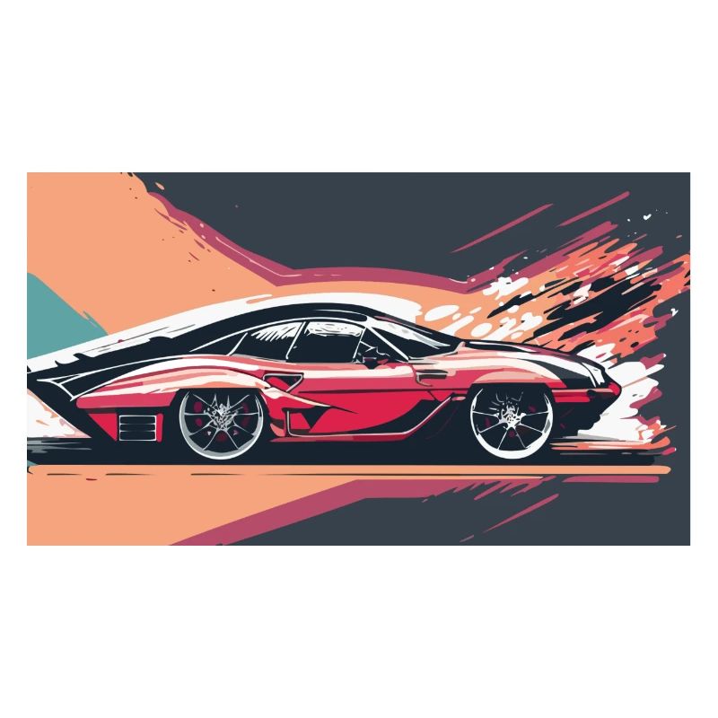 Sunset Racecar