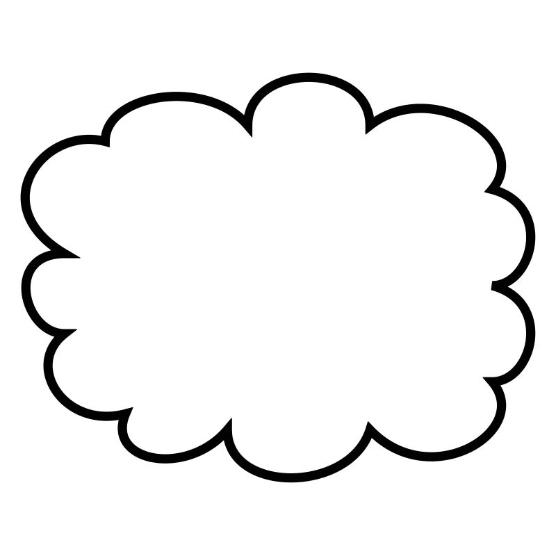 Wolke, Sprechblase