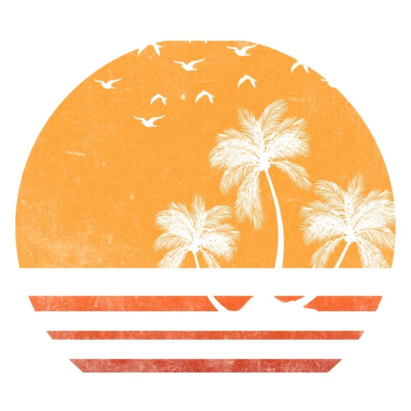 Palm Sunset Silhouette