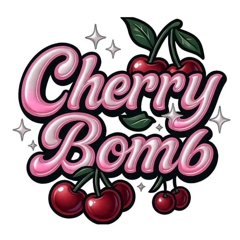 cherry bomb / y2k statement design