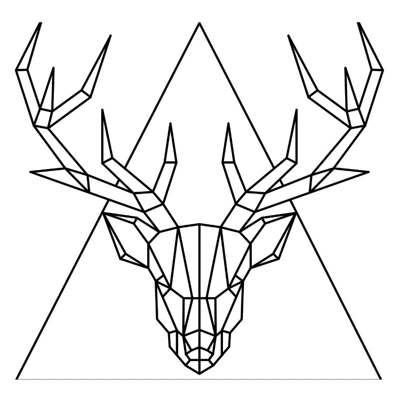 Hirsch Geometrisch
