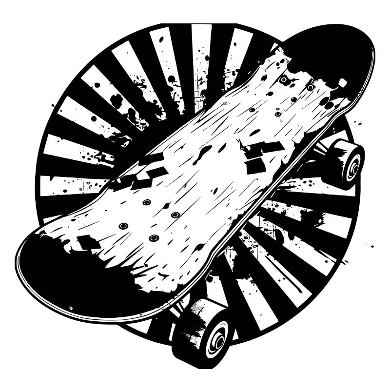 Skateboard Drawing