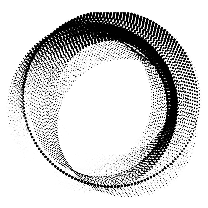abstract circular shape