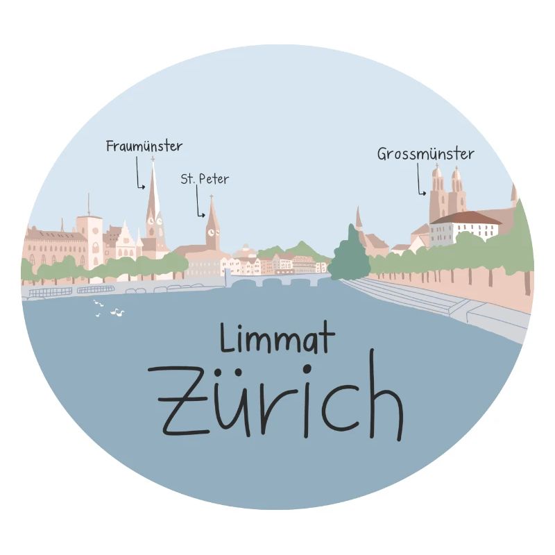 Zürich - Limmatblick