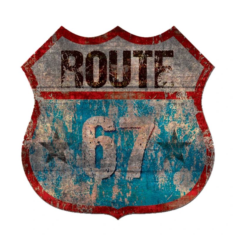 Conception rustique du bouclier de la Route 67