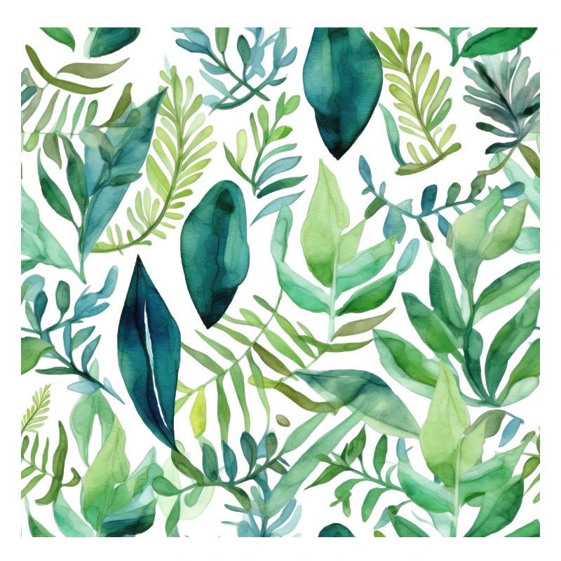 Watercolour Leaf Pattern