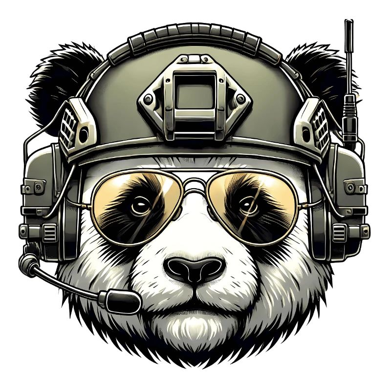 Panda Militär Armee Design