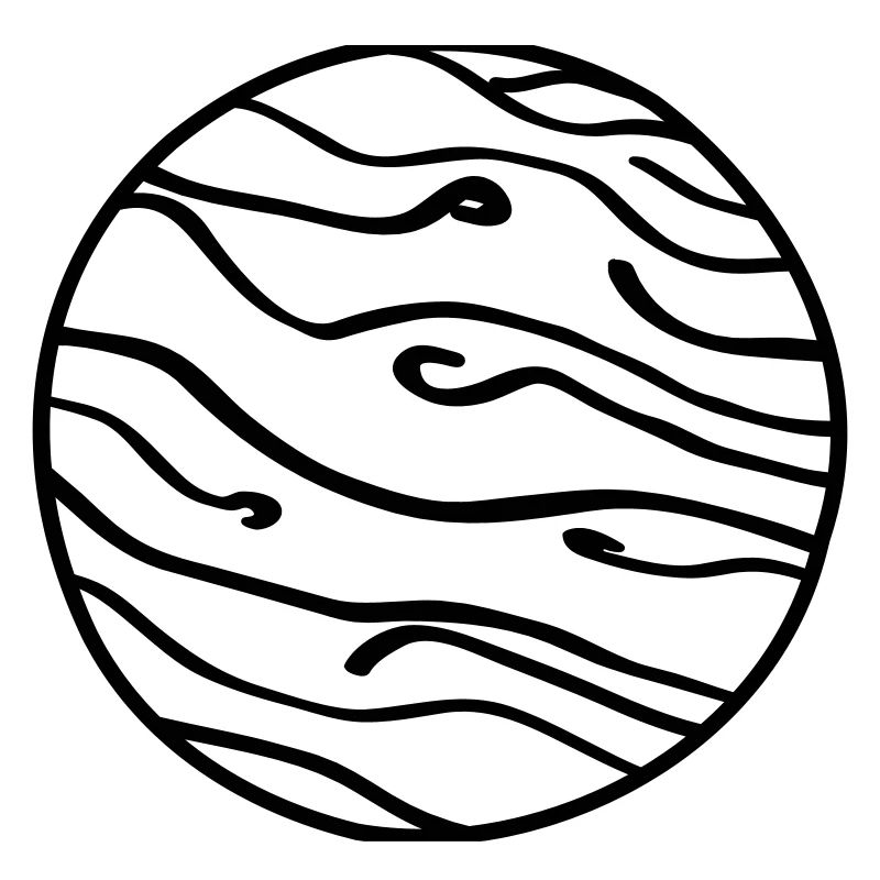 Planète Doodle de l’espace
