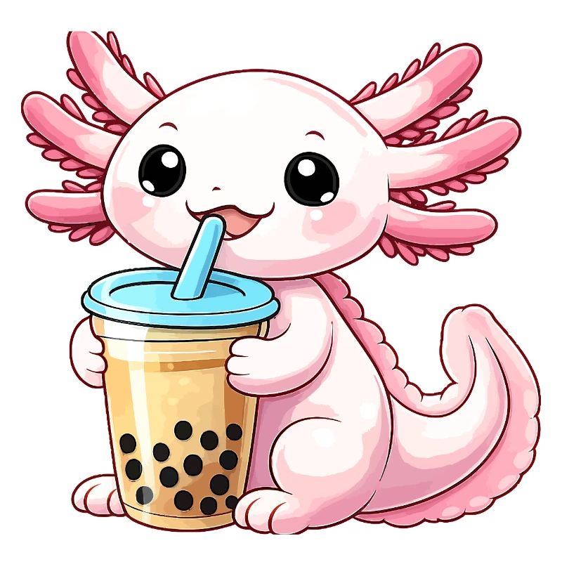 Bubble Tea Dragon Charm