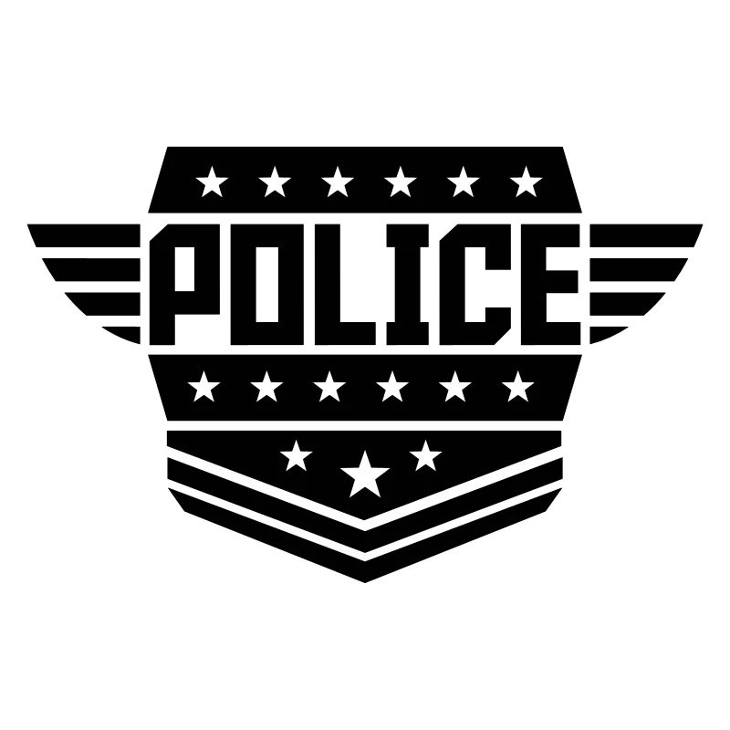 Police Wappen Rang Abzeichen