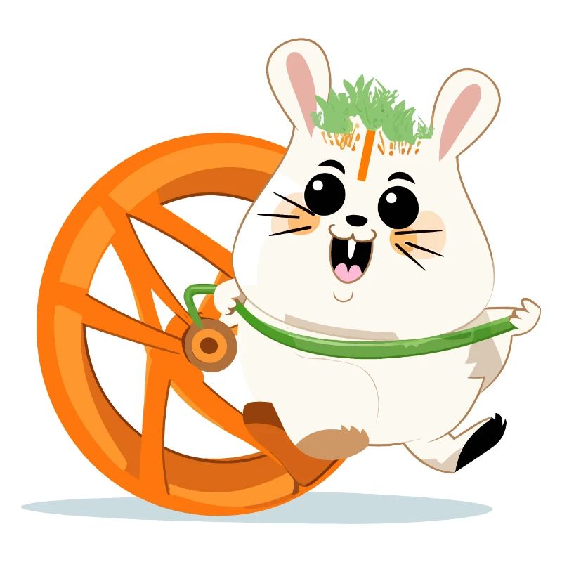 Snack-Loving Hamster