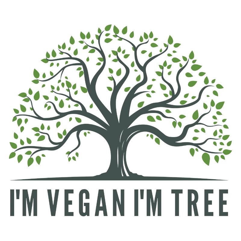 I M VEGAN I M TREE