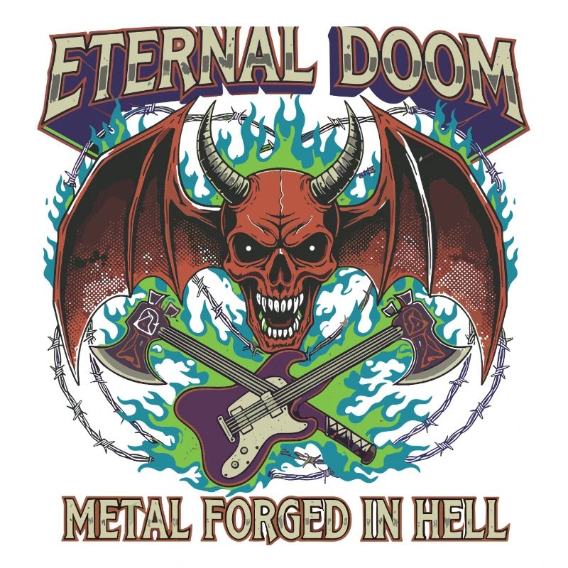 Eternal Doom Hell Artwork en métal