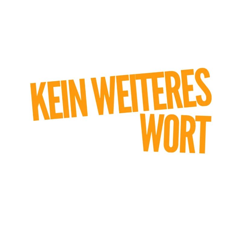ich fordere Schweigen