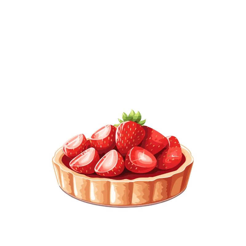 Erdbeerkuchen