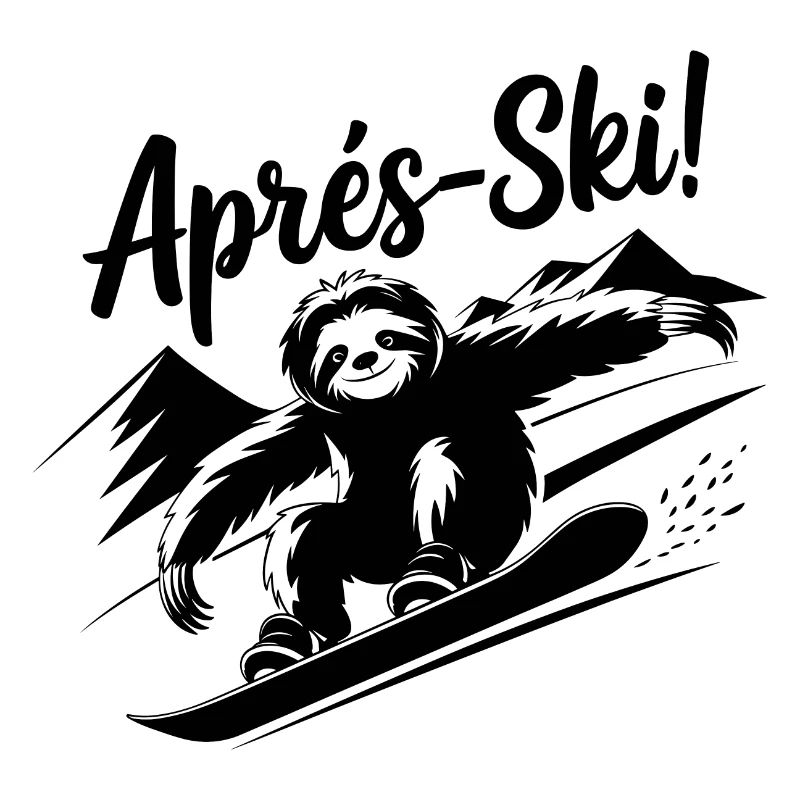 Sloth Sloth Snowboard Après-Ski