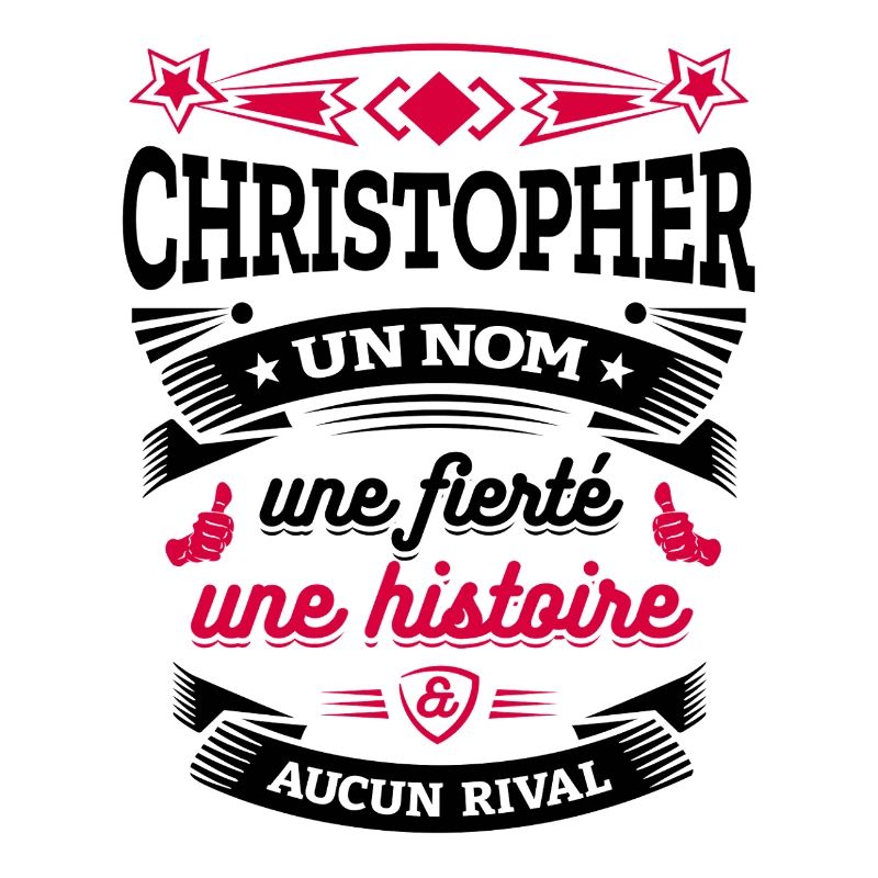 CHRISTOPHER UN NOM UNE FIERTÉ AUCUN RIVAL