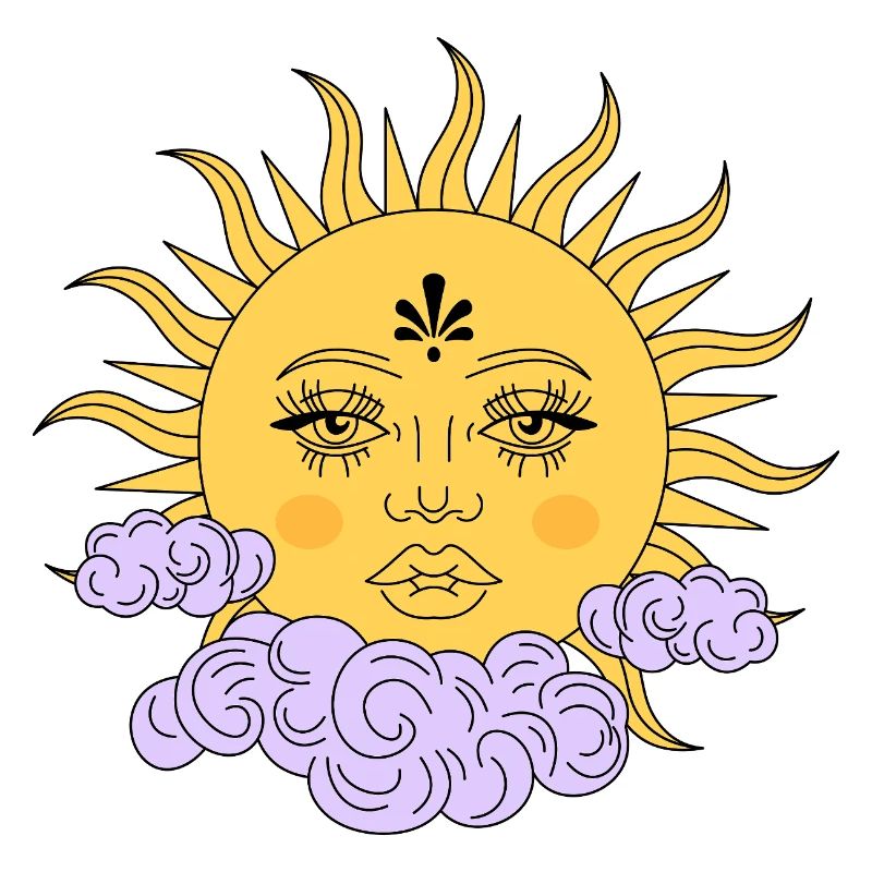 Clouds and sun