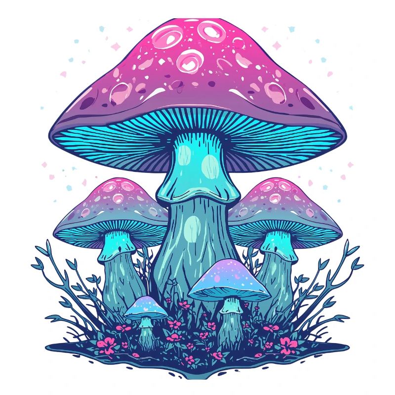 Ätherische Neonpilze
