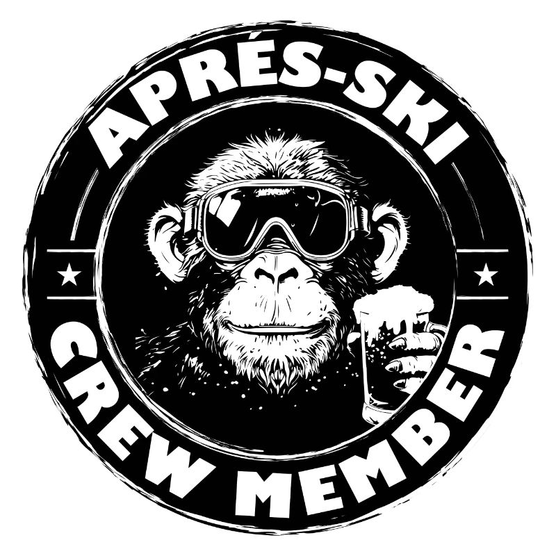 Monkey Après Ski Team Saying