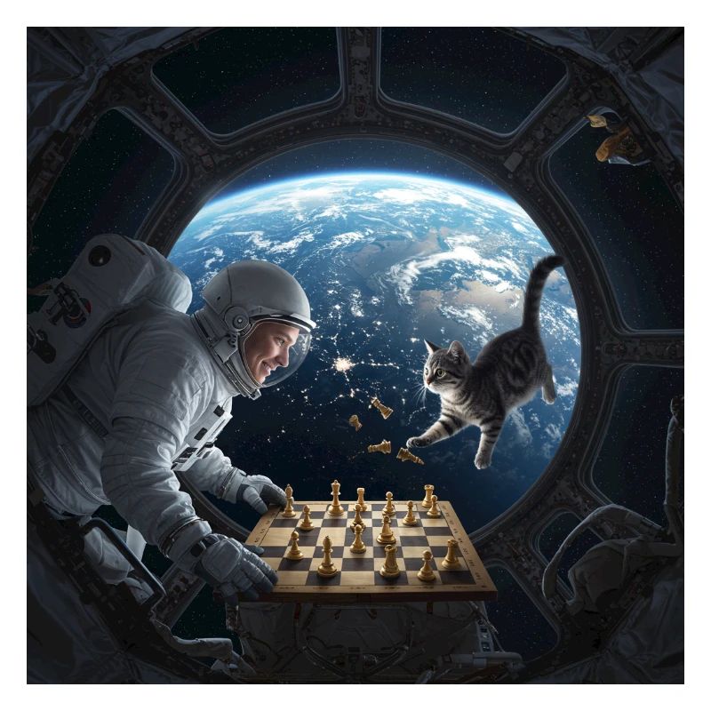 Space Chess with Cat