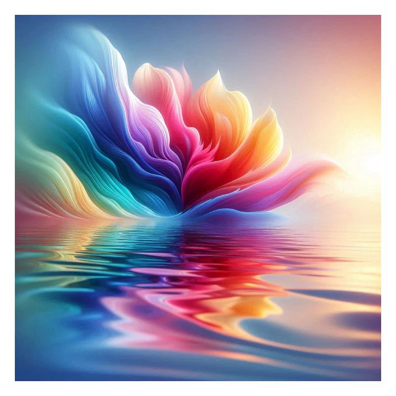 Abstract Flower Waves 1