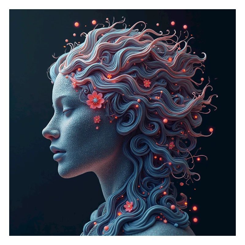 Whimsical feminine art