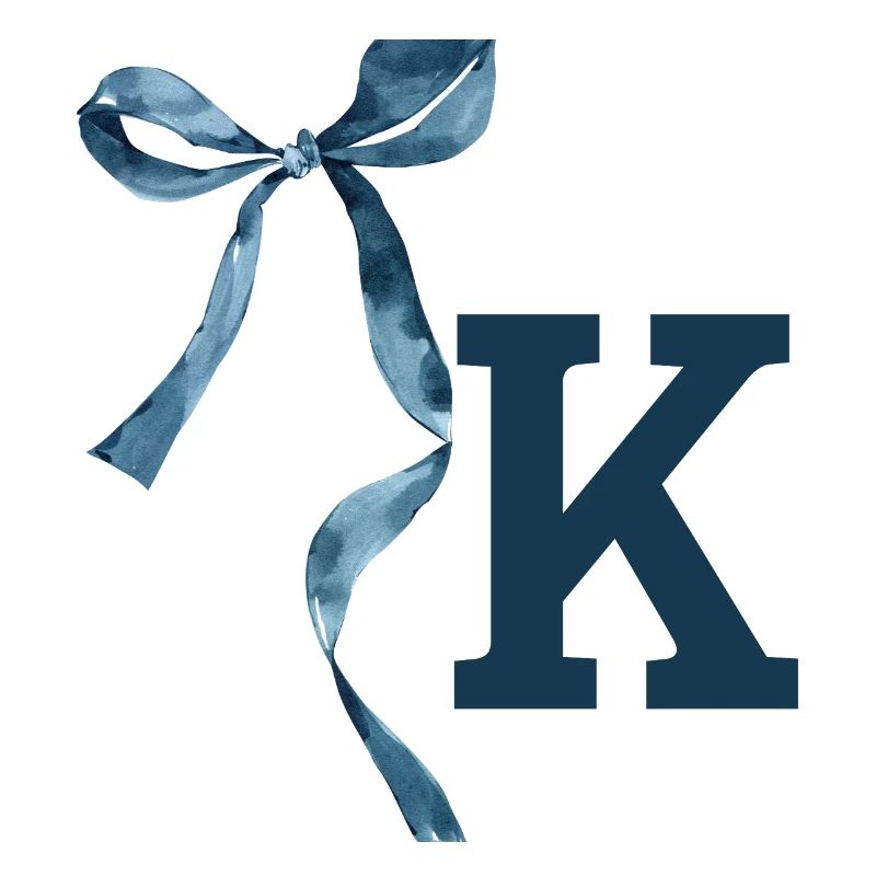 Monogram k gift idea