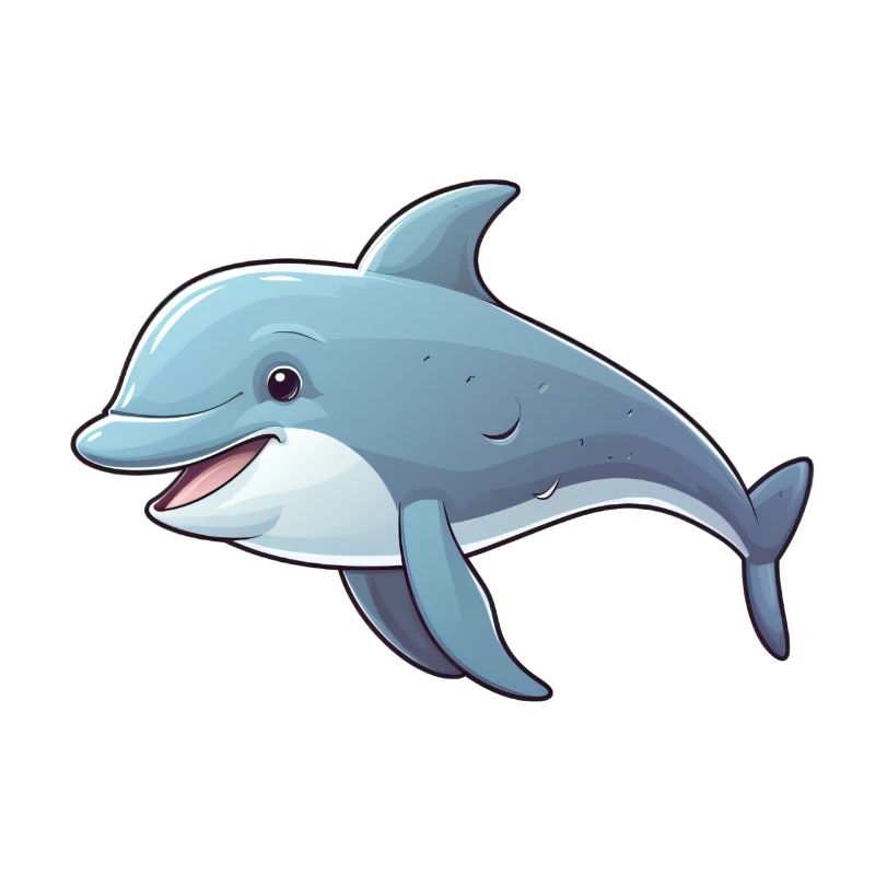 Delfin niedlich