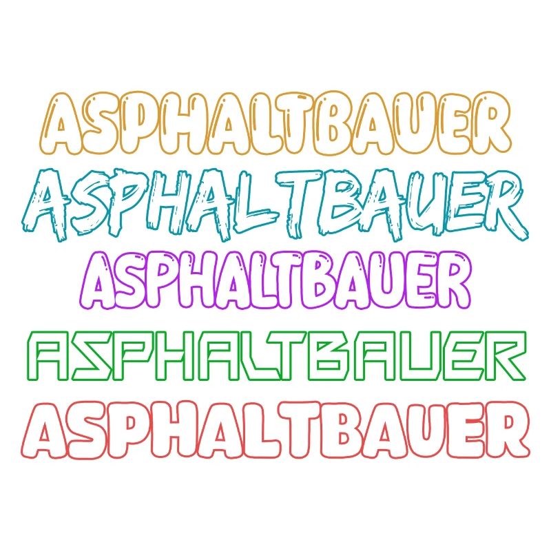 Constructeur d’asphalte comme métier