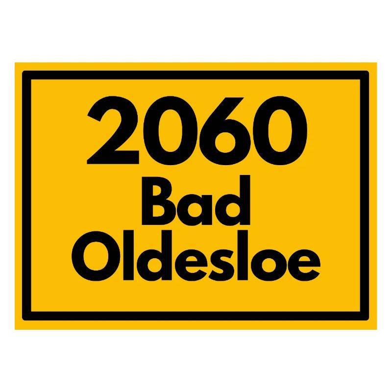 Town sign - then old zip code 2060 BAD OLDESLOE
