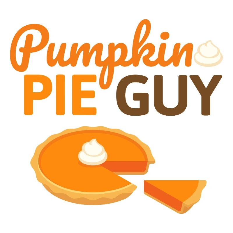 Pumpkin Pie Guy - Pumpkin Cake Halloween Fall