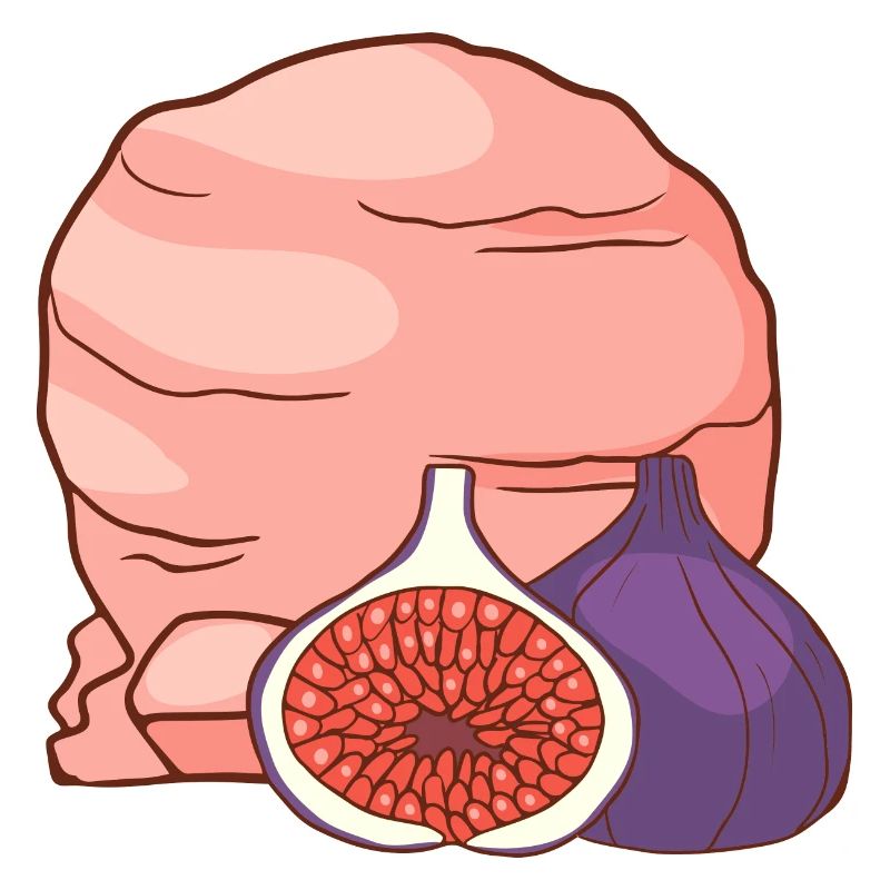 Feigenfrucht Eis Speiseeis Eiskrem Eiscreme