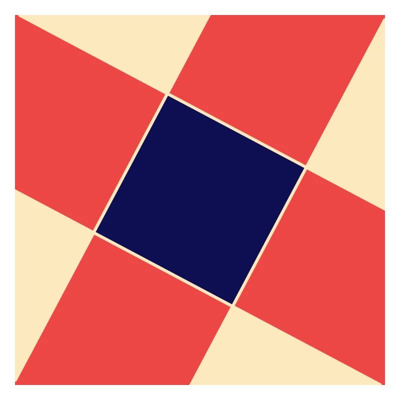 Multiple squares with different colors