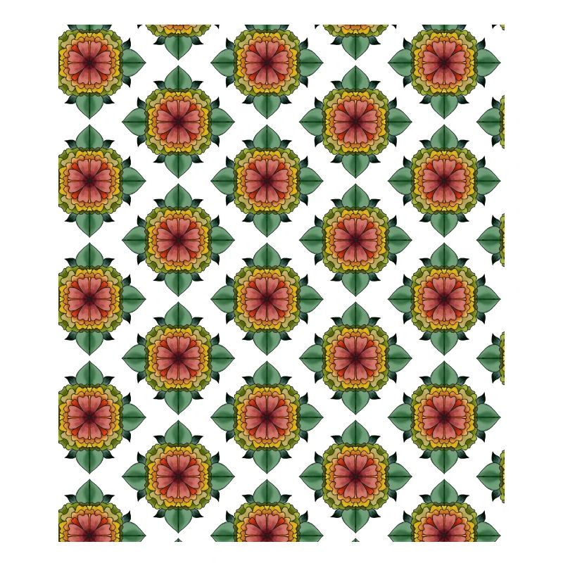 Mandala drawn pattern