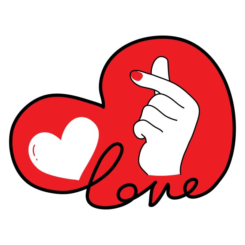 LOVE Finger Herz Tippfehler 3