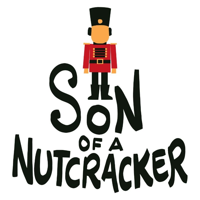Sohn eines Nussknacker-Weihnachtskostüm-Wortspiel-Geschenks