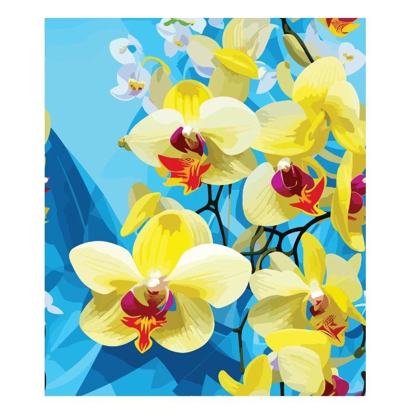 Orchid Pattern Tropical Pattern Jungle Pattern