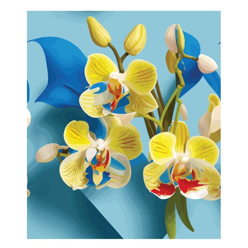 Orchid Pattern Tropical Pattern Jungle Pattern