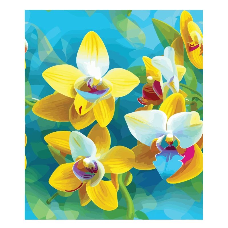 Orchid Pattern Tropical Pattern Jungle Pattern