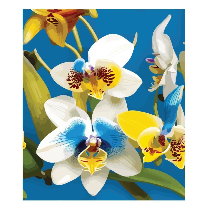 Orchid Pattern Tropical Pattern Jungle Pattern