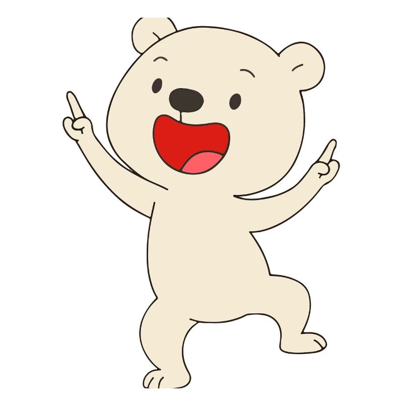 Tanzender Eisbär