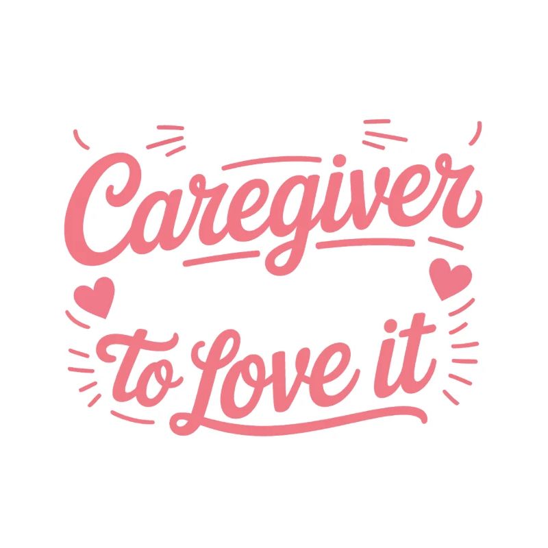 Caregiver Pride Script Pink