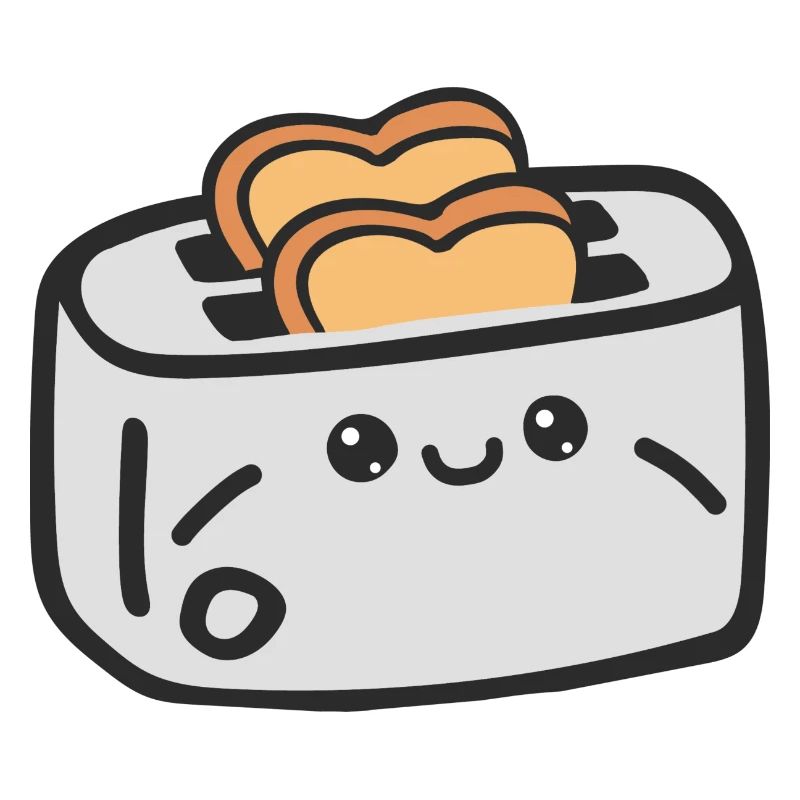 Toaster and bread