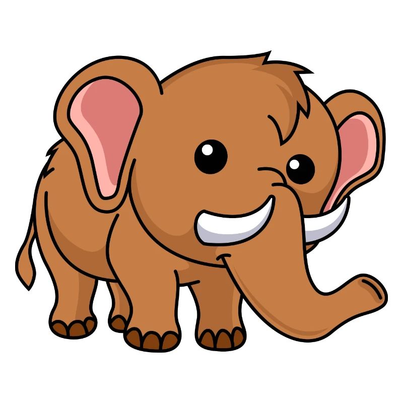Mammut Comic Tier