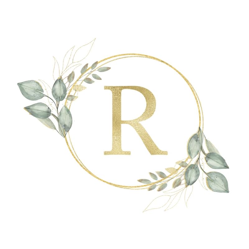 Customizable Monogram R