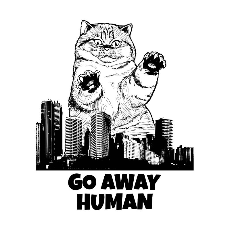 Süßes Katzen Fan Design Damen Tshirt Geschenkidee